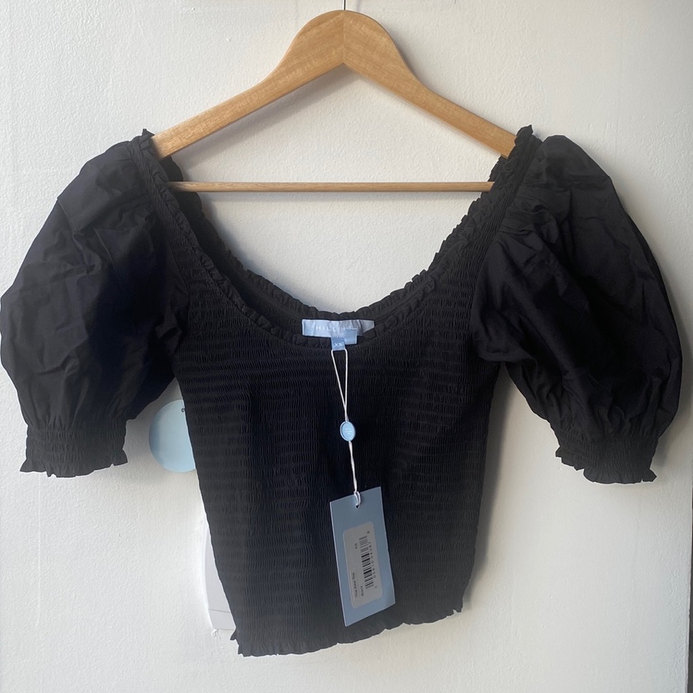 Hill House Home Black Aiko Top, XS